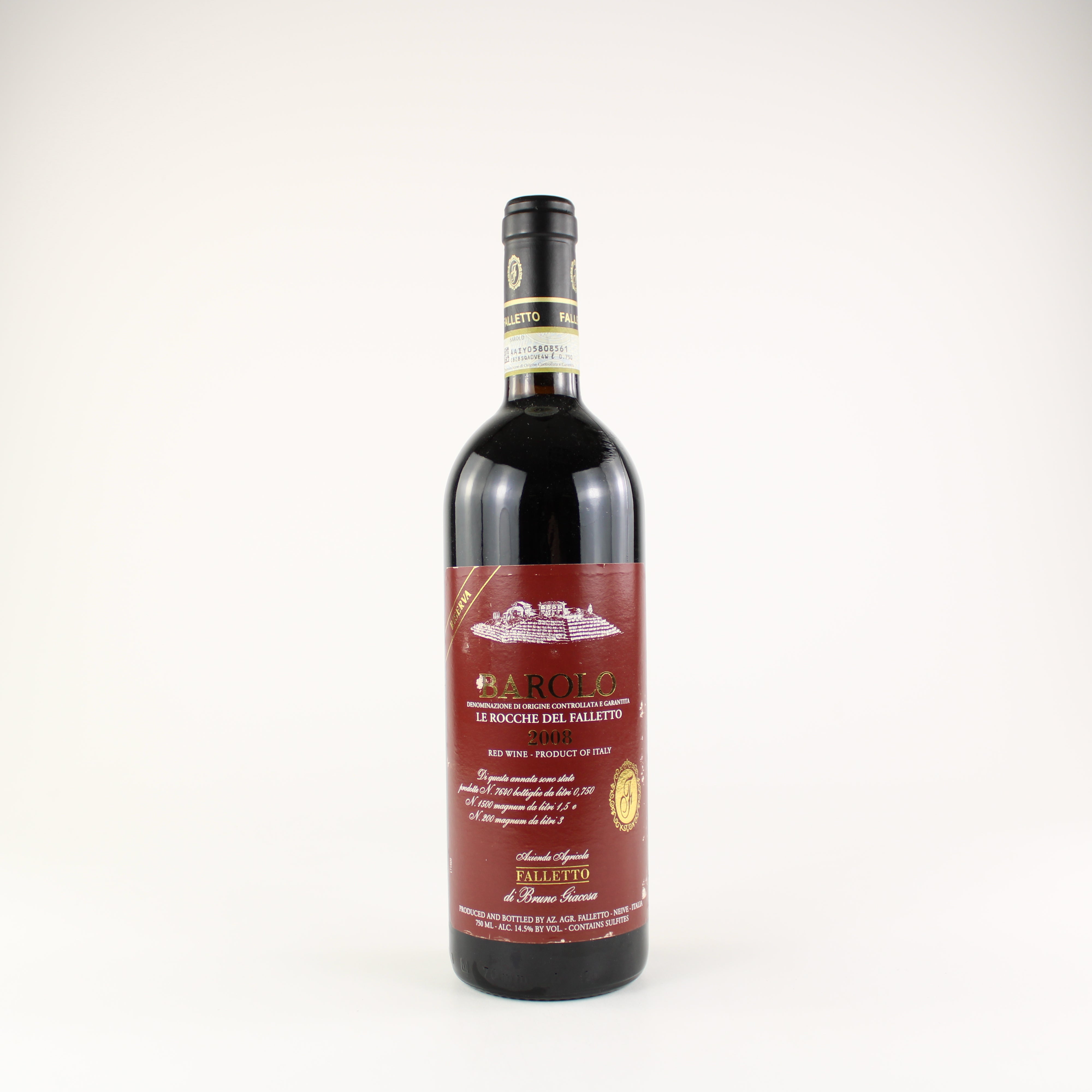 Bruno Giacosa Vigna Le Rocche Riserva Barolo Falletto 2008