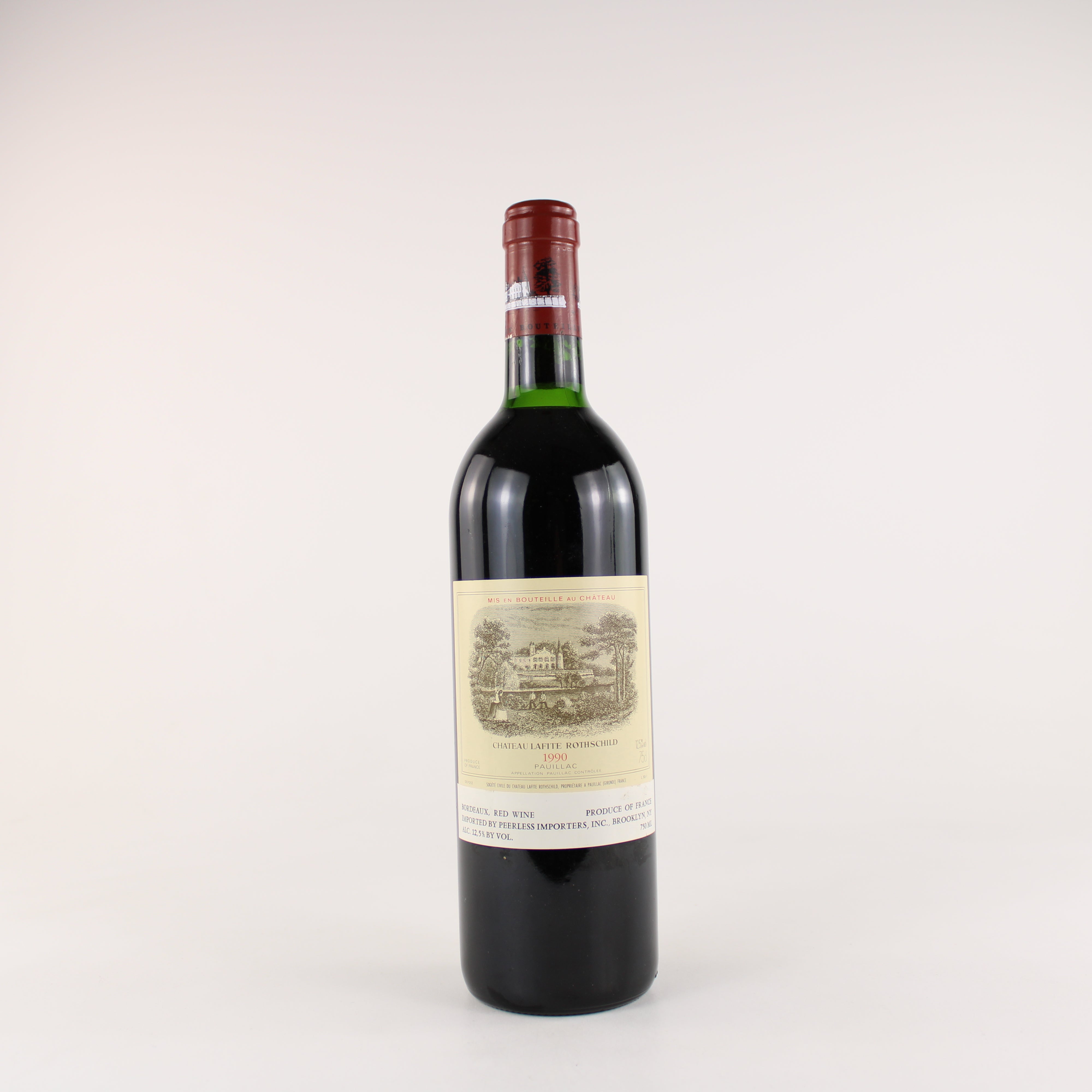 Chateau Lafite Rothschild 1990 Depressed Capsule