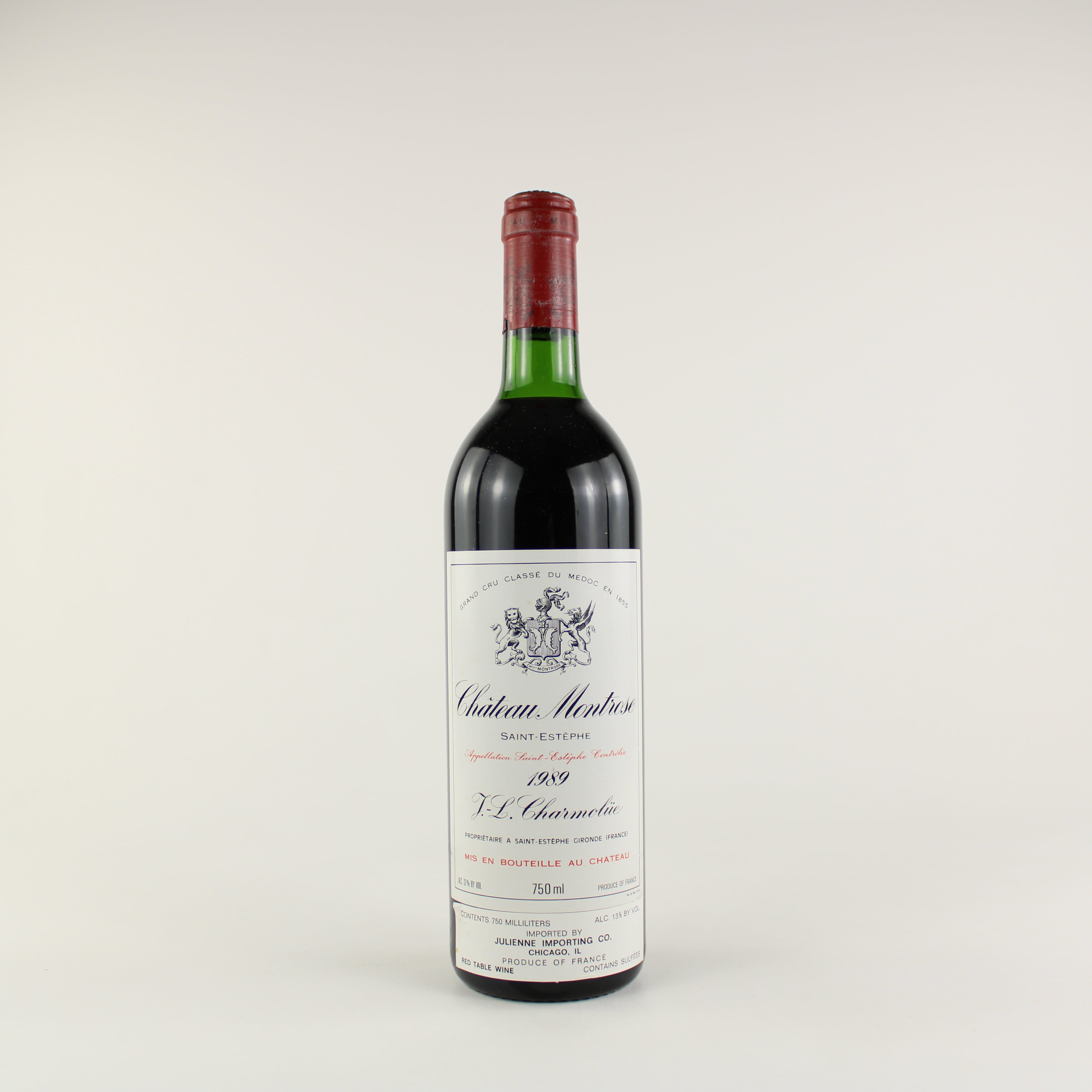 Chateau Montrose 1989 Base Neck / Bubbling Capsule