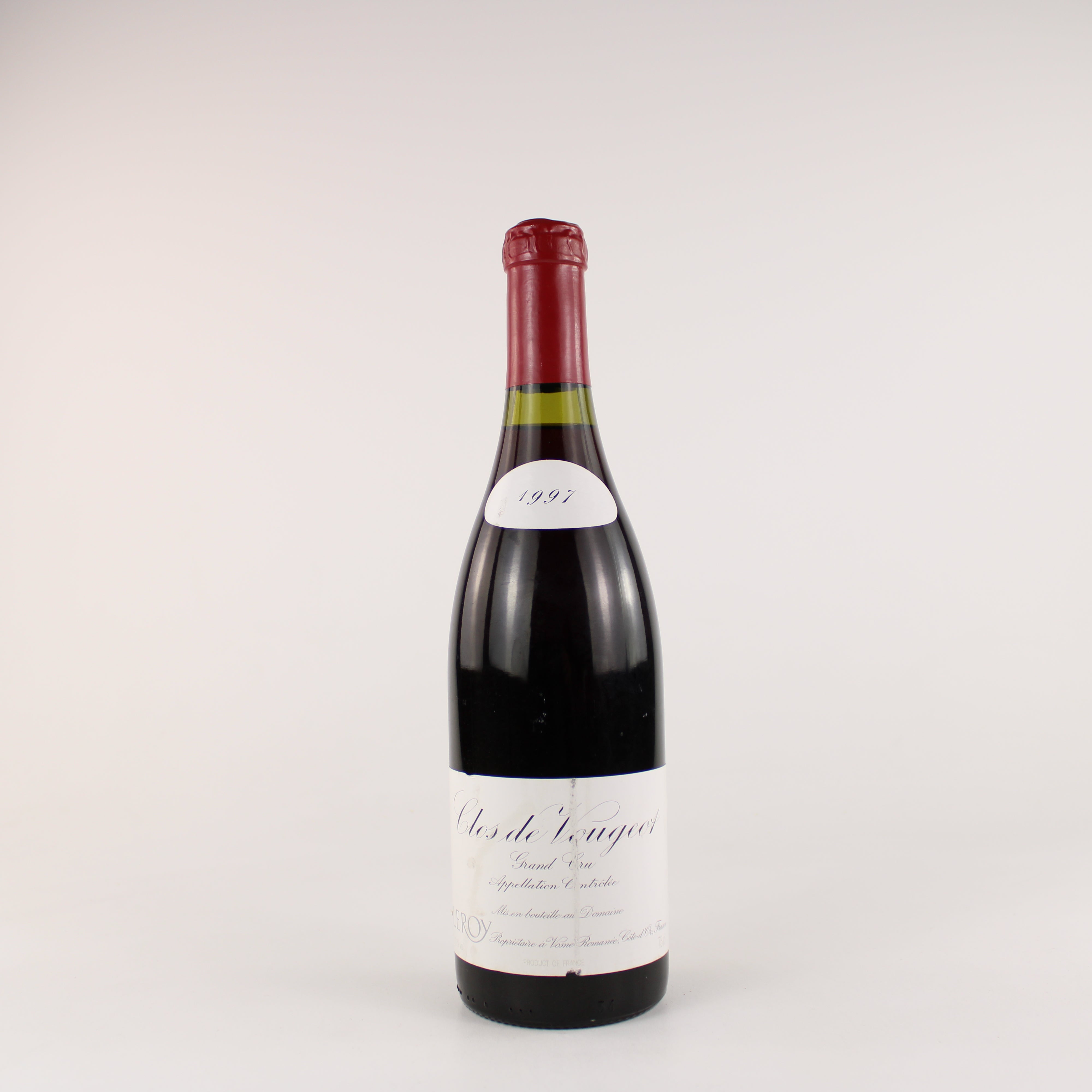Domaine Leroy Clos de Vougeot Grand Cru 1997 Bubbled Cap