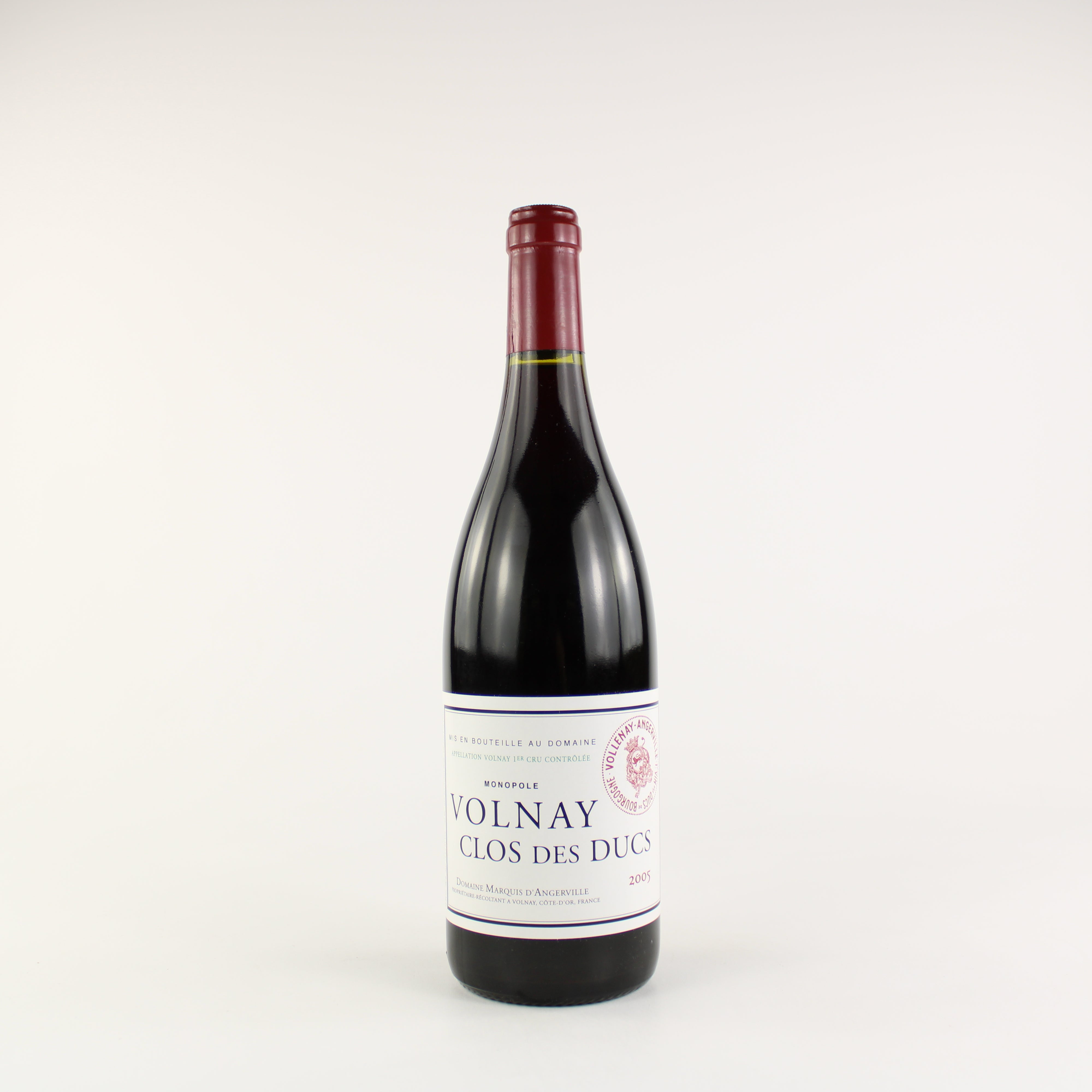 Domaine Marquis d&#39;Angerville Volnay Clos des Ducs Premier Cru 2005