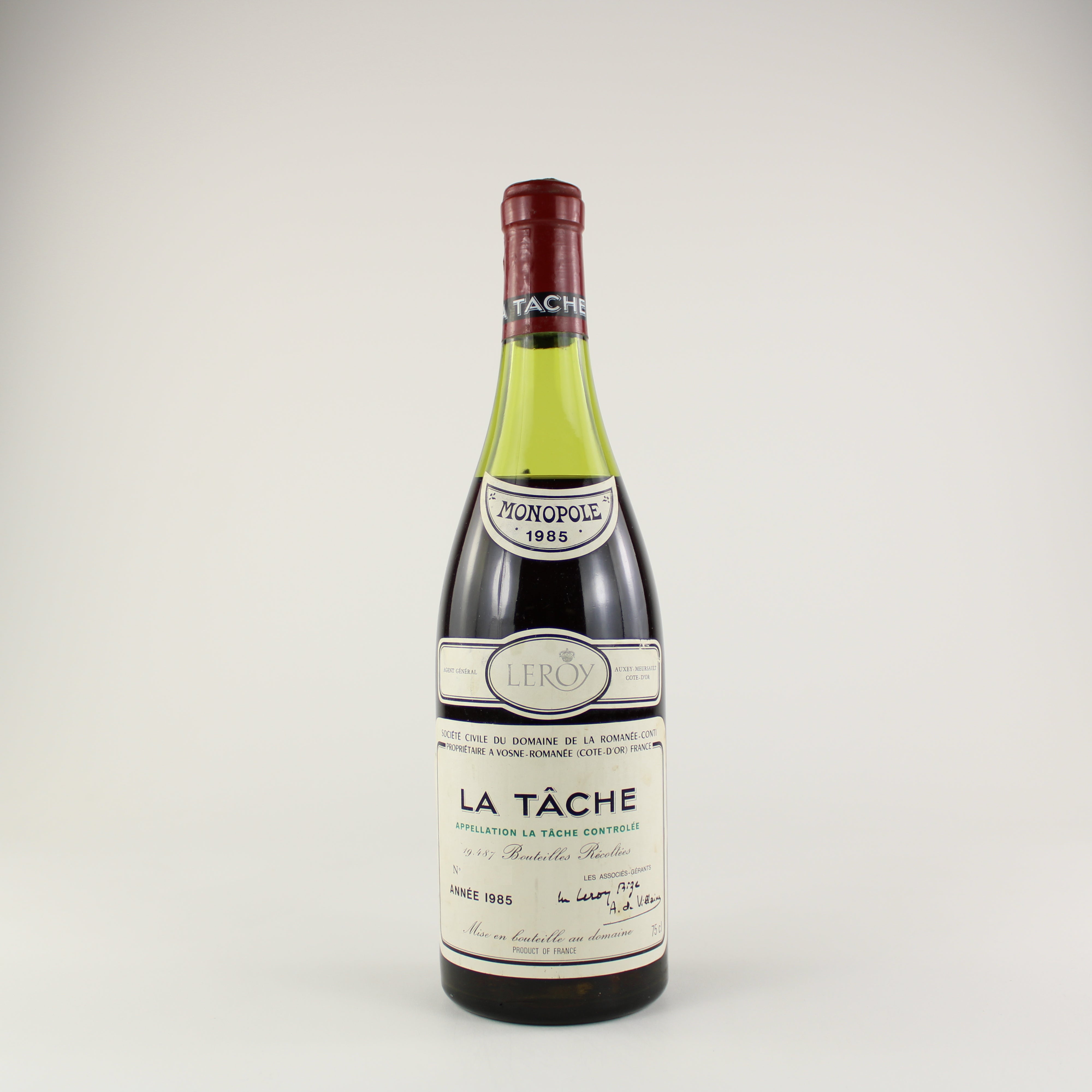 Domaine de la Romanee-Conti La Tache Grand Cru 1985 -5cm