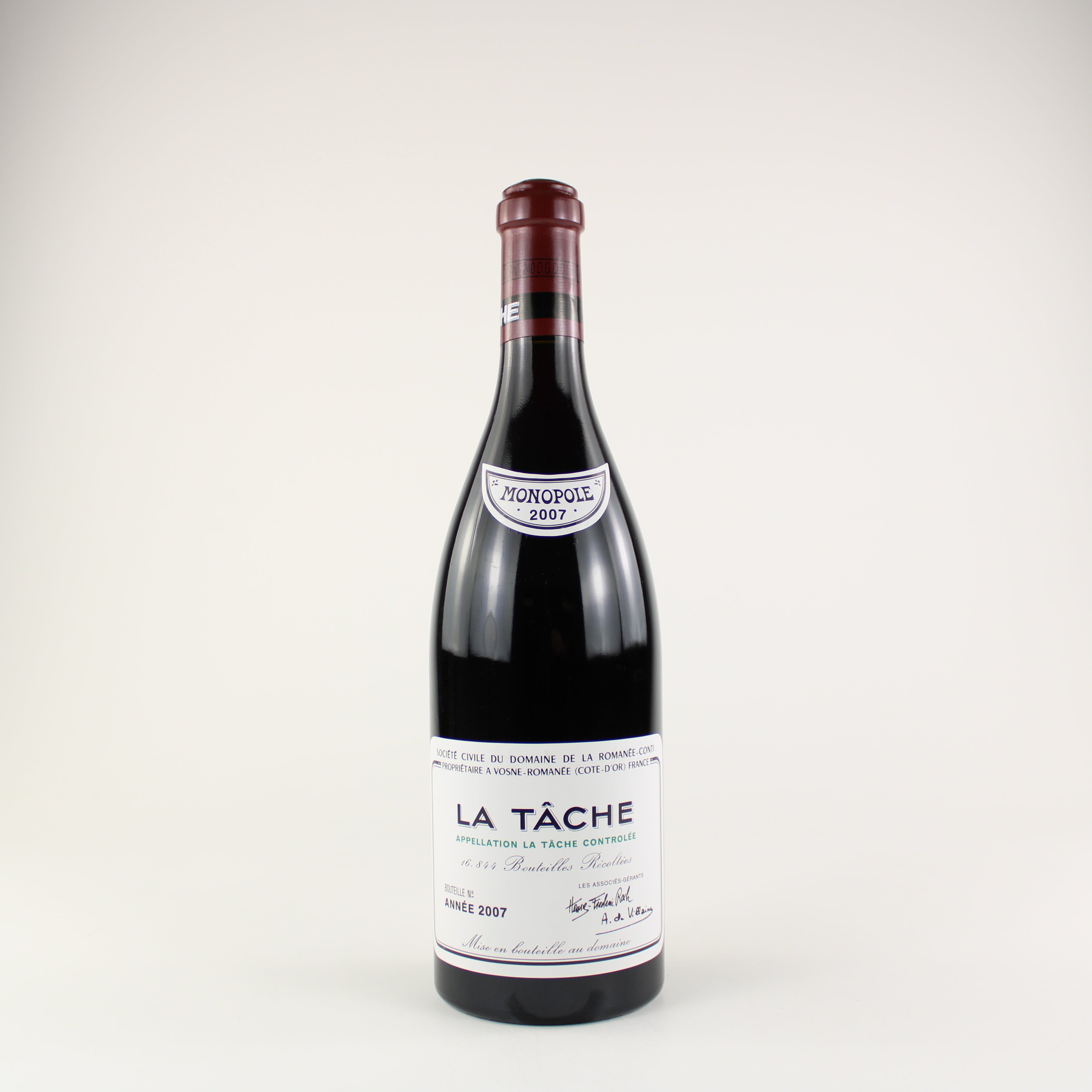 Domaine de la Romanee-Conti La Tache Grand Cru 2007 – Clarets Fine