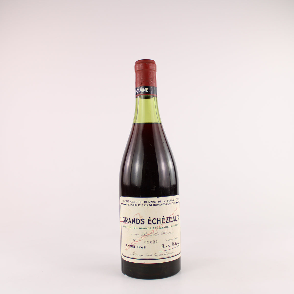 Domaine de la Romanee-Conti Grands Echezeaux Grand Cru 1969 -4cm