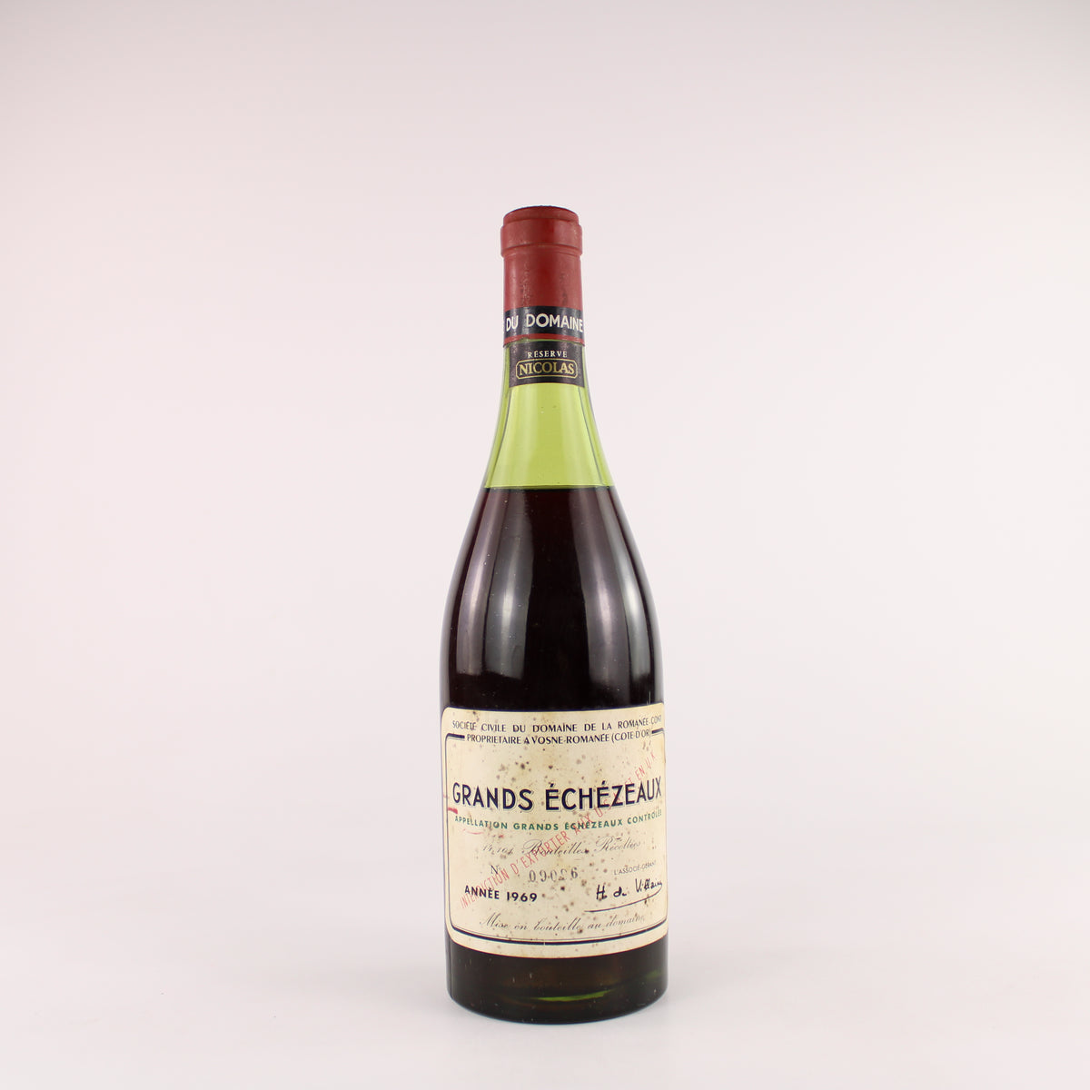 Domaine de la Romanee-Conti Grands Echezeaux Grand Cru 1969 -5.5cm
