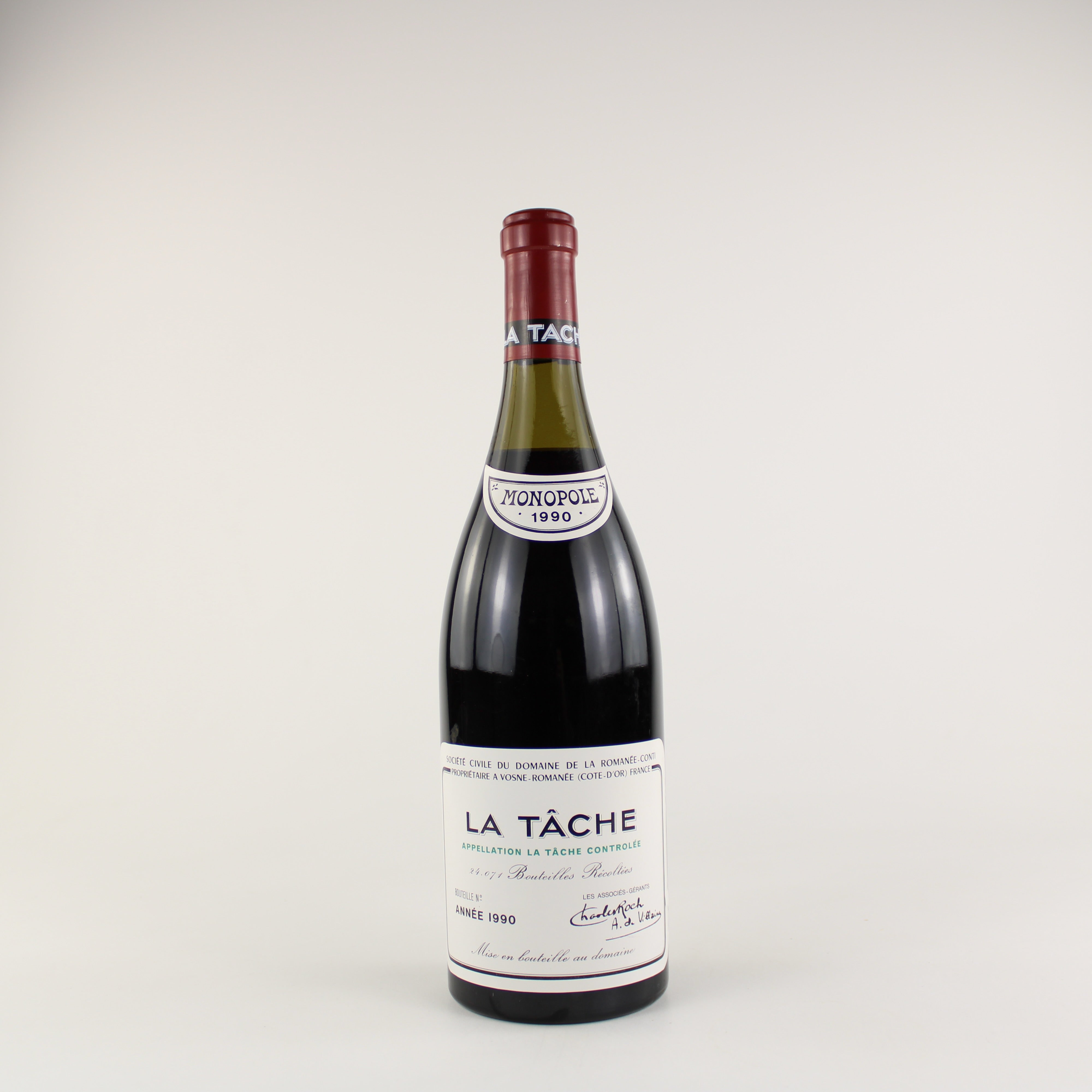 Domaine de la Romanee-Conti La Tache Grand Cru 1990 -3.5cm