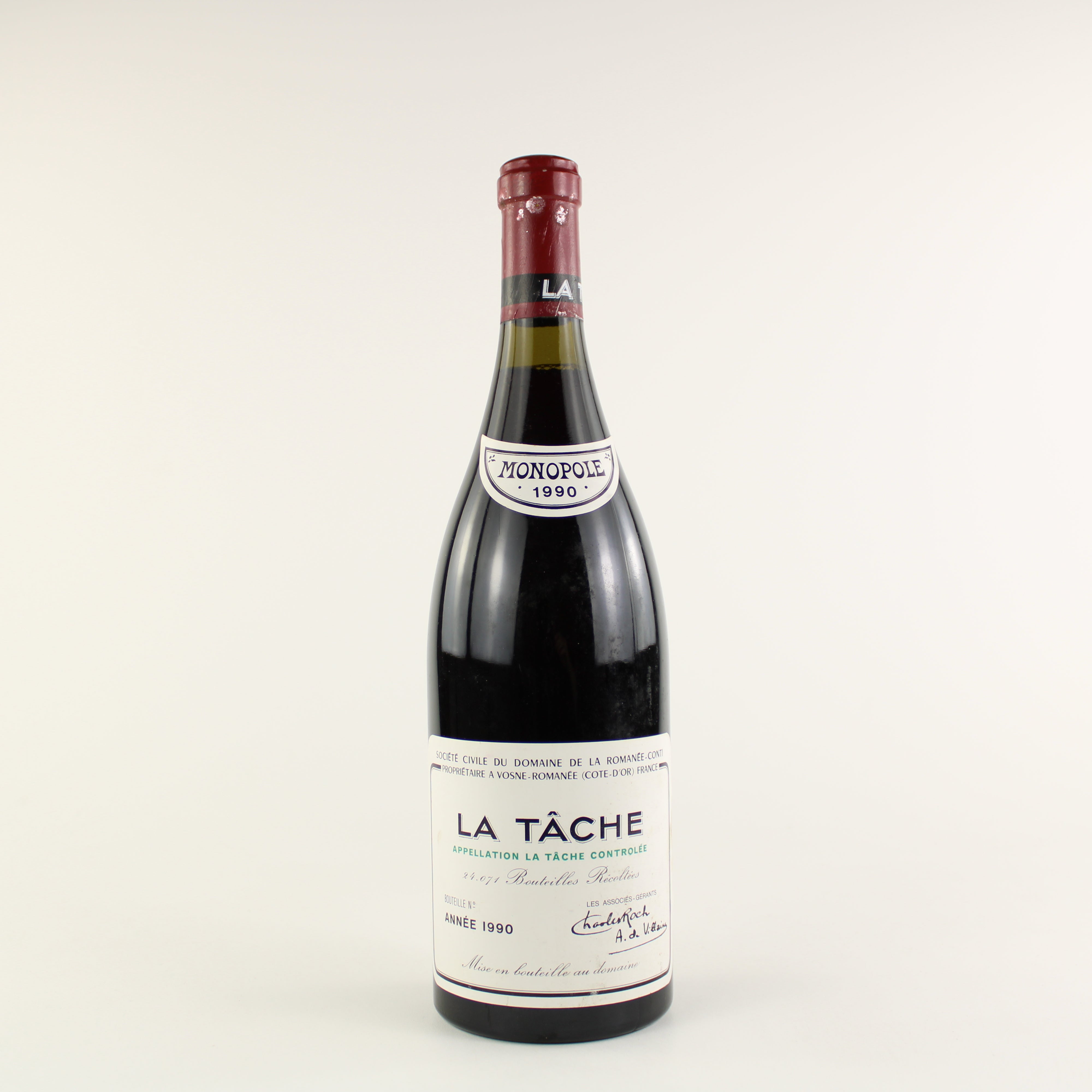 Domaine de la Romanee-Conti La Tache Grand Cru 1990