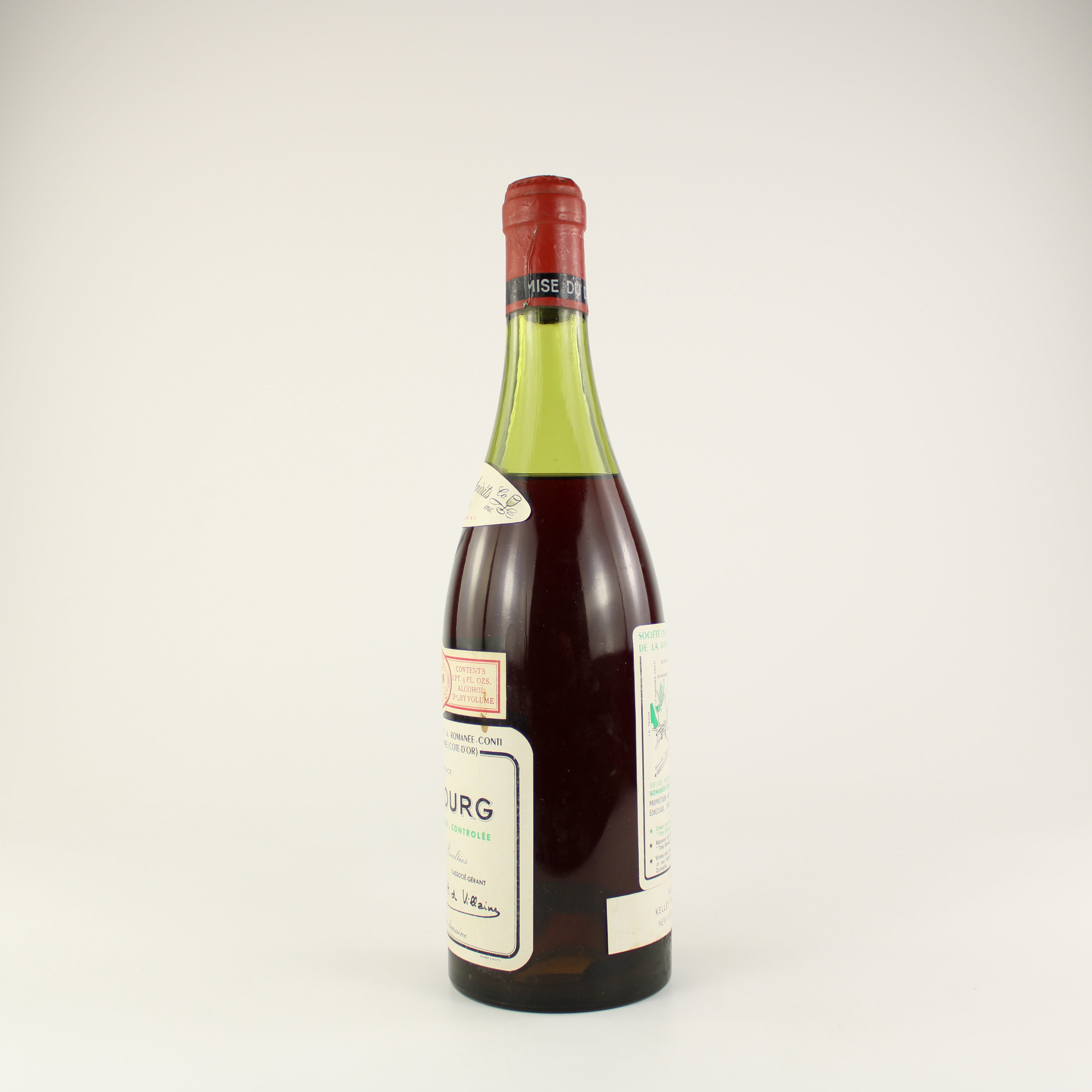 Domaine de la Romanee-Conti Richebourg Grand Cru 1966 Nicked Label, -6cm, slpc