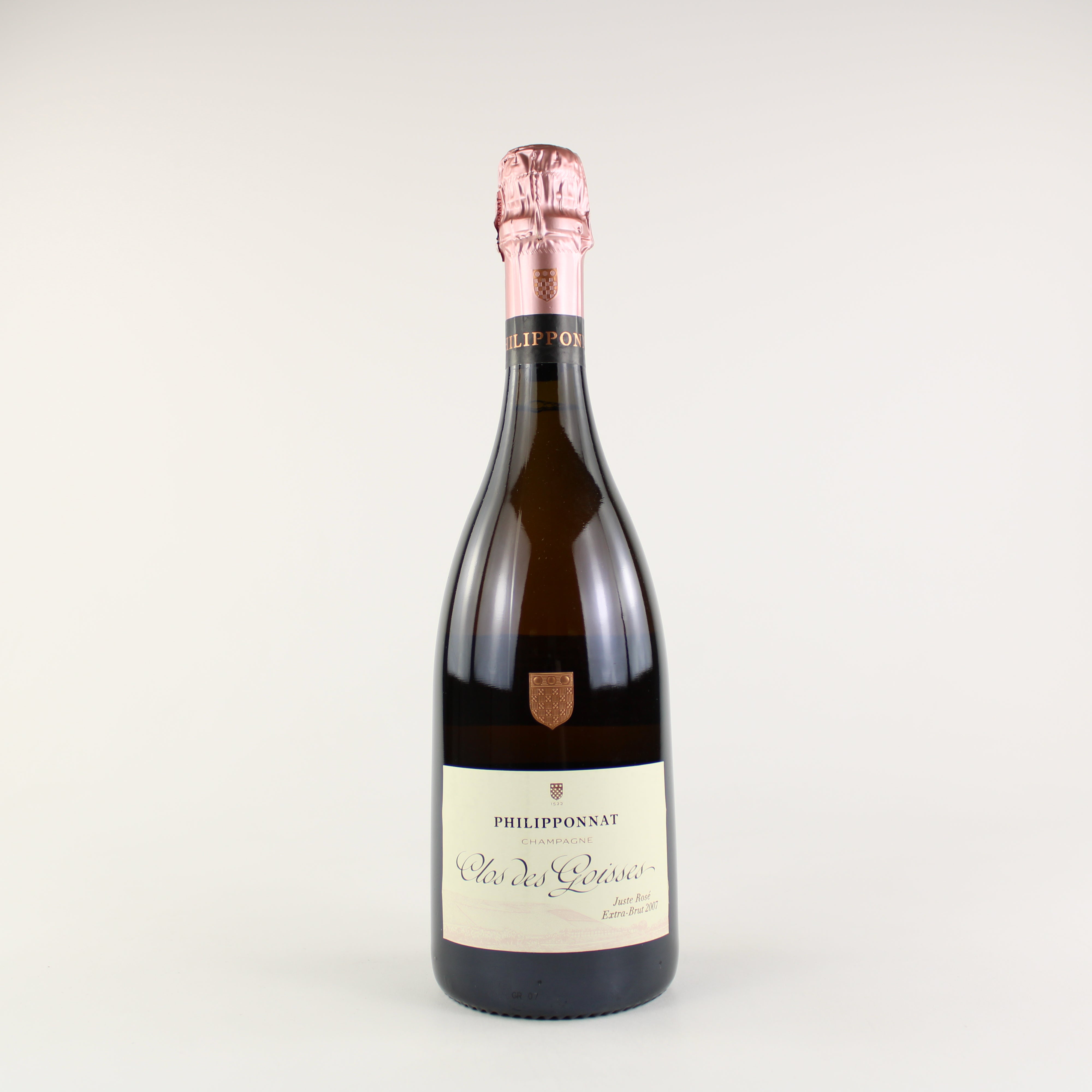 Philipponnat Clos des Goisses Juste Rose 2007