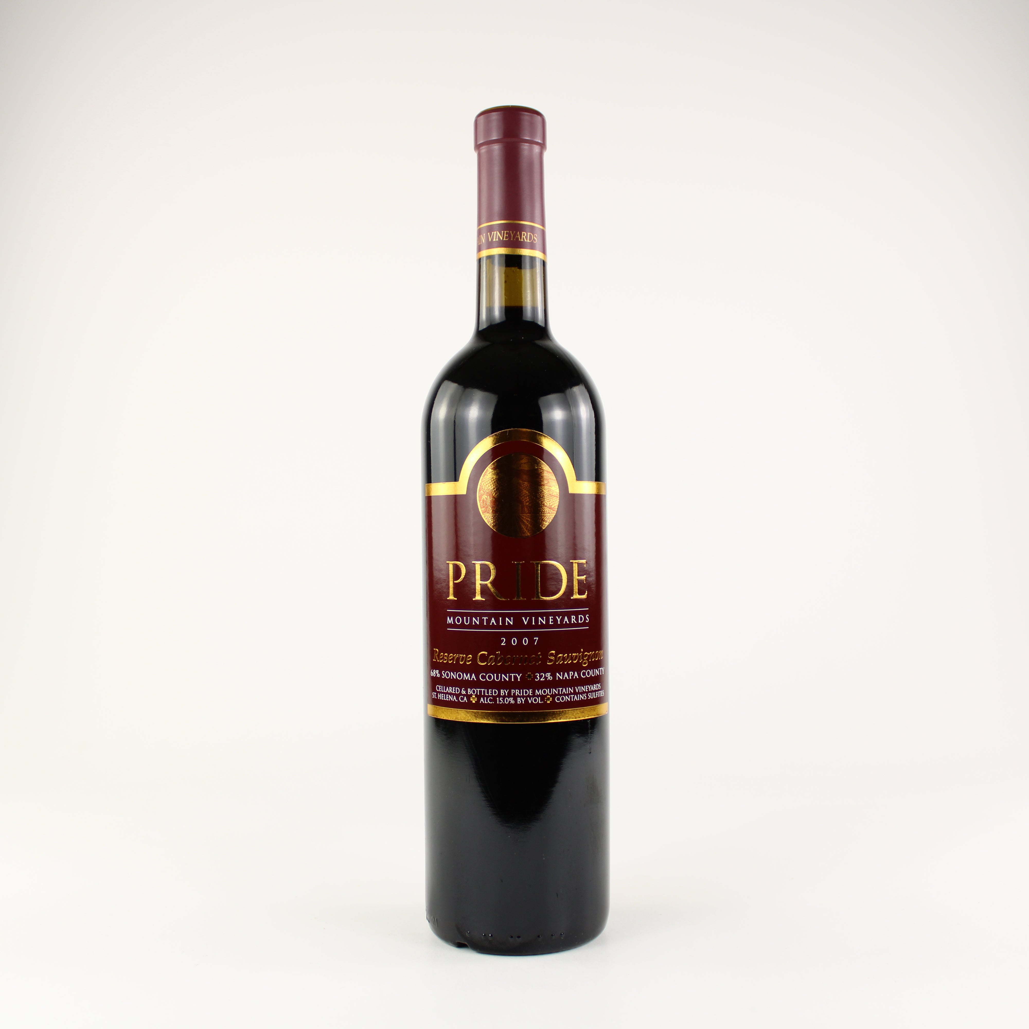 Pride Mountain Reserve Cabernet Sauvignon 2007